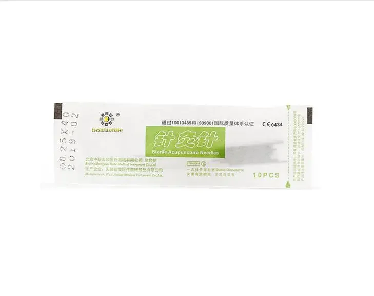 1000pcs 2box Zhongyan Taihe Acupuncture Needles 1000 Needle Acupuncture Disposable Needle Beauty Massage Sterilze + tube