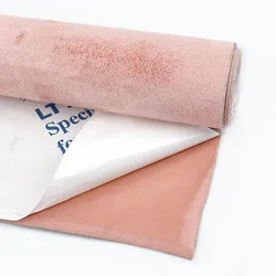 Suede Self-Adhesive Synthetic Leather Cloth for Car Interior DIY Trims (Pink)