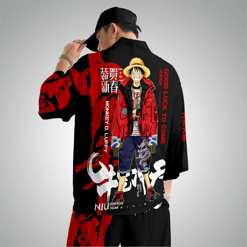 

Plus Size XXS-6XL 5XL 4XL Print Loose Japanese Cardigan Women Men Harajuku Kimono Cosplay Tops Blouse Yukata Clothing