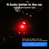 1-5Pcs Car Mini USB LED Atmosphere Lights Car Interior Neon Decorative Lamp Emergency Lighting Universal PC Portable Plug Play 2
