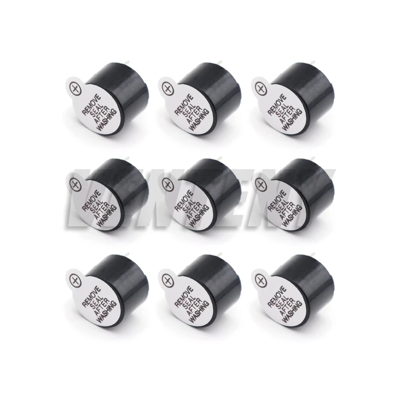 10PCS/LOTE 12*9.5MM 3V 3.3V 5V 12V 활성 버저 자기 긴 연속 경고음