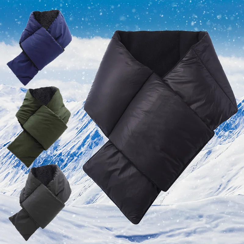 Bandana Scarf Hiking Scarves Bandana Neck Warmer Hiking Scarf Sun Protection Scarf Cotton Scarf Waterproof Cotton Snood Men Women Outdoor Winter Thermal Hiking Skiing Windproof Neck Warmer