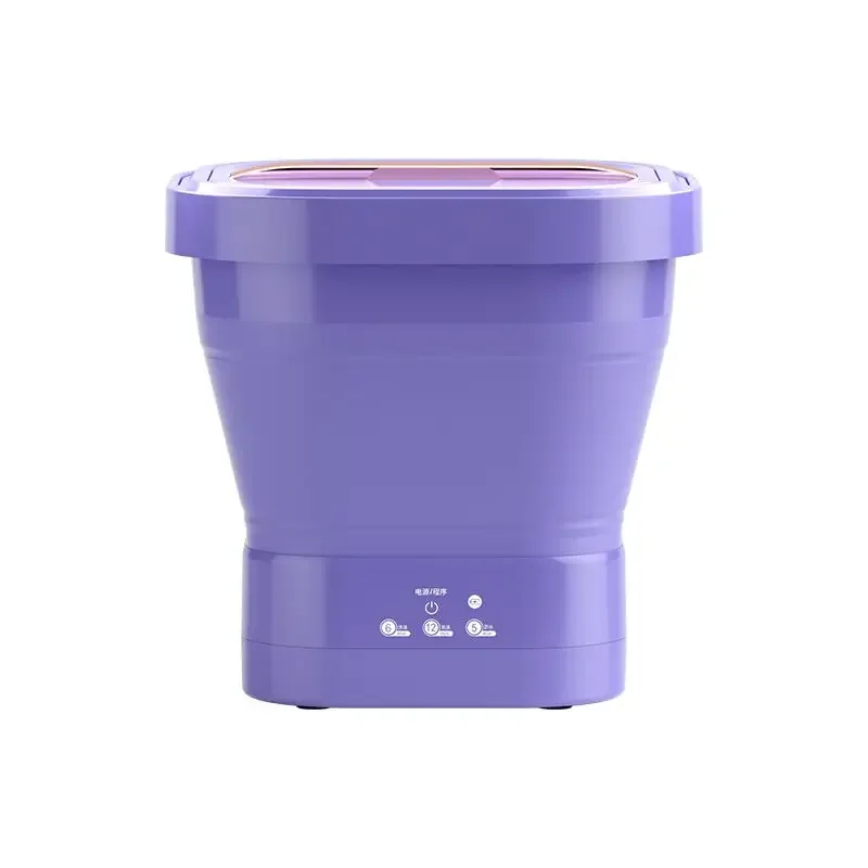 8.5L Lavatrice Pieghevole Di Grande Capacità Mini Calzini Portatili Biancheria Intima Mutandine Lavatrice 3 Modelli Con Filatura Asciutta