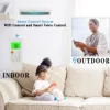 9000btu 48v Hybrid Ac Home Appliances AC/DC Hybrid Solar Power Air Conditioner for Home 4