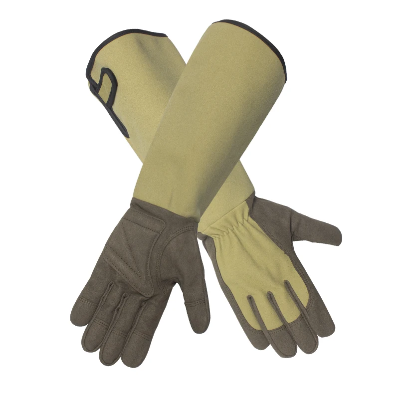 Long Gardening Gloves Thorn Proof Gloves Rose Pruning Garden Gloves Breathable Yard Work Gloves For Digging, Planting, Pruning