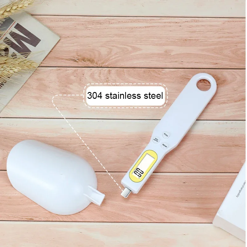 500g/0.1g Kitchen Measuring Spoons Digital Display Accurate Digital Kitchen Scale for Portioning Tea Flour Spices Medicine kitchen measuring spoons electronic scale measuring spoon set electronic kitchen scale electronic measuring spoon measuring cup and spoon set