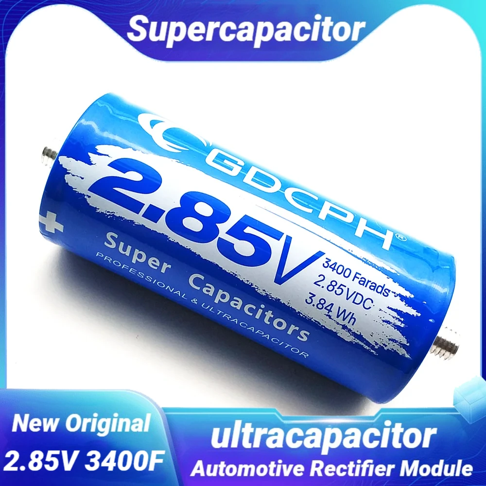 New 2.85V 3400F Super Capacitor Low ESR High Frequency for Car Power Supply High quality In Stock