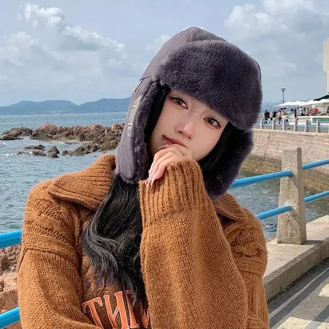 Windproof Ear Protecting Thickened Padded Hat 3
