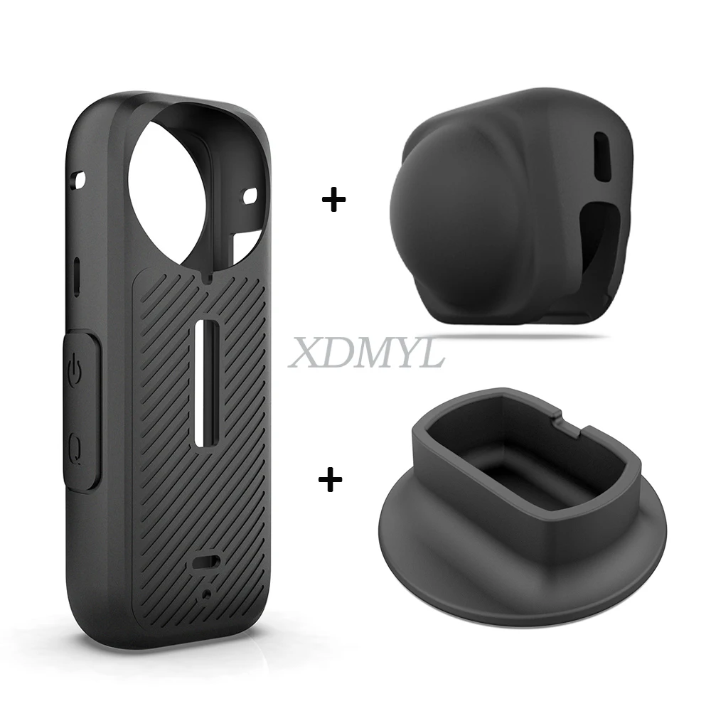 Silicone Desktop Base Stand and Protective Holder for Action Camera Accessories