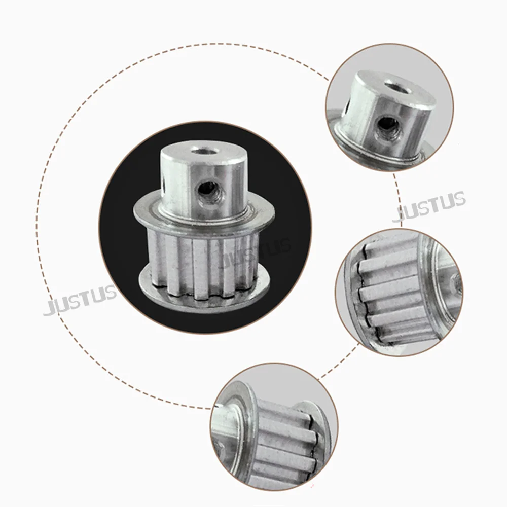 XL 타이밍 풀리 BF 유형 20T/22T/24TTeeth 보어 5/6/6.35/8/10/12mm - 선형 풀리에 사용되는 10/12.7/15mm 너비 벨트용 20mm