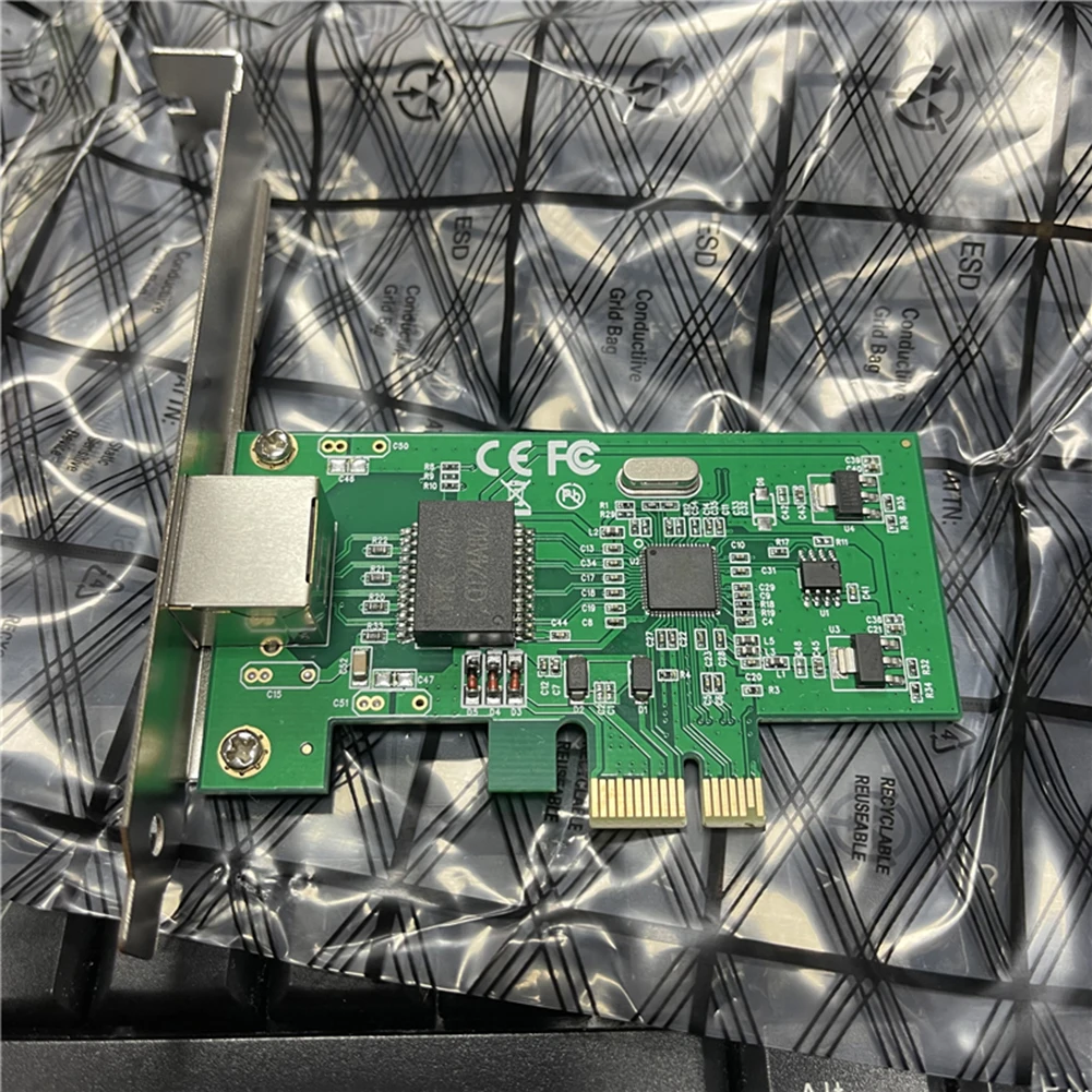 기가비트 PCI-E 네트워크 카드, 데스크탑 PC용 PCL-E 기가비트 LAN 카드, RJ45 LAN 컨트롤러, 1000Mbps, 10 m, 100 m, 1000m