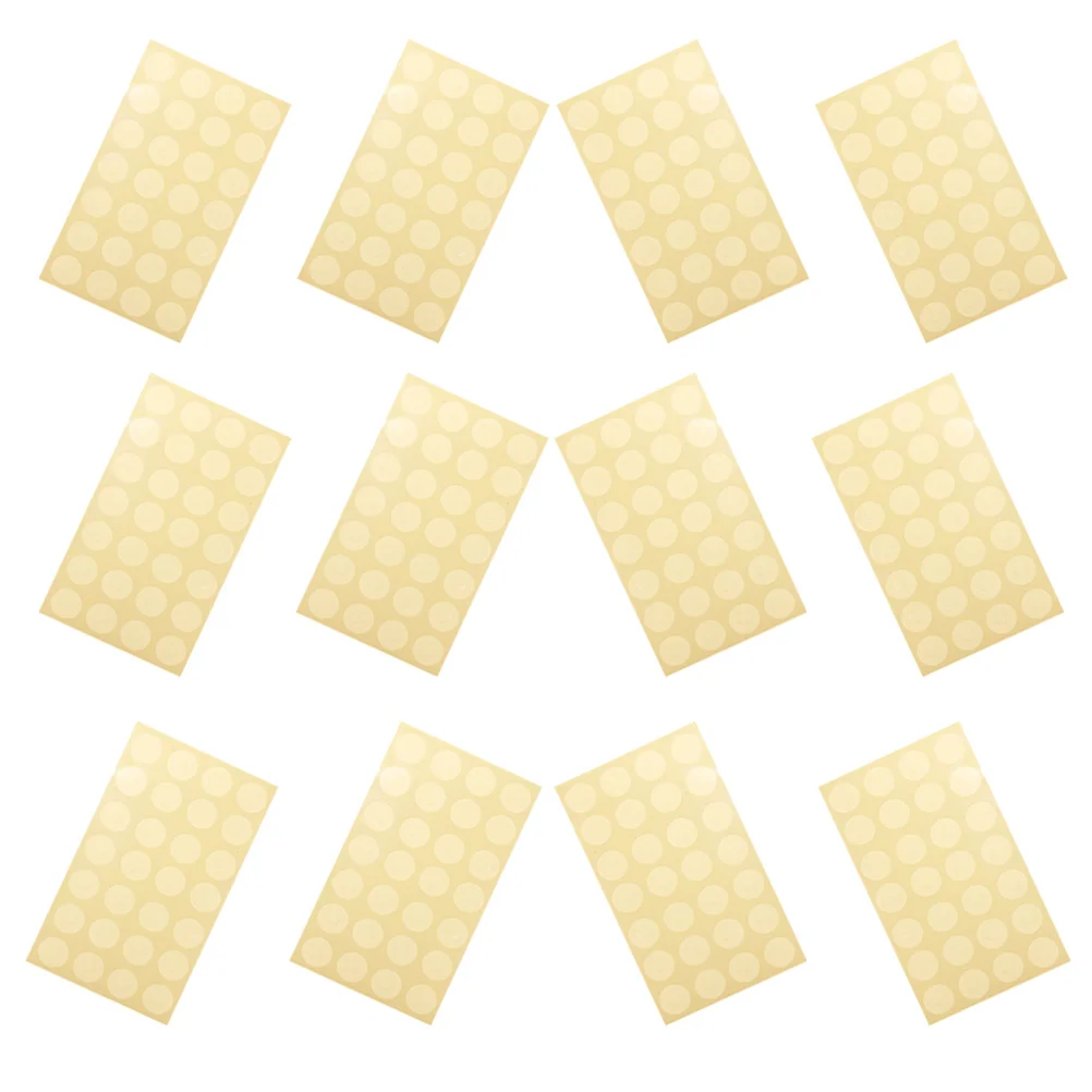 12 Sheets Stickers Loose-leaf Hole Repair Subsidy Paper Reinforcement Binder Reinforcers Notebook Punch Rings