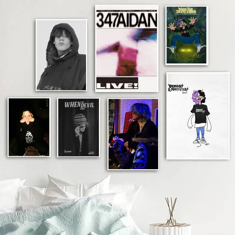 

347aidan Singer POSTER Poster Wall Pictures For Living Room Fall Decor