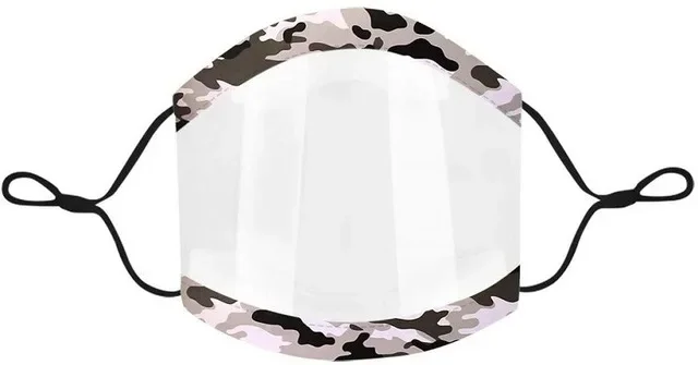 Anti-fog Anti-splash Anti Droplet Face Shield Face Cover Mask Reusable Washable Transparent Visual Adult Protective Mask
