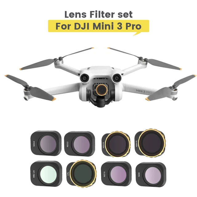 Filter Set for DJI Mini 4 Pro Filter Camera Optical Glass ND8/16/32/64 CPL  NDPL Polarizer ND Filters Accessoires - AliExpress