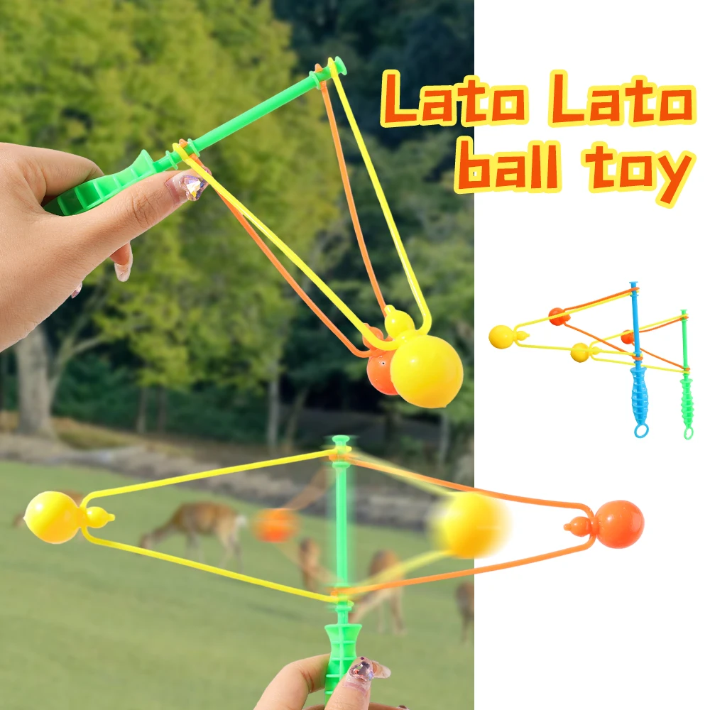 Creative Casual Children's Educational Toy Lato Lato Large Hand-cranked Plastic Touch Ball Decompression Toys Interactive Game 2