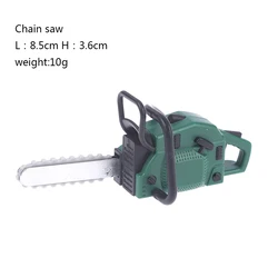 Dollhouse Miniature Chain Saw Lawn Mower Simulation Repair Tool Accessory (A2)