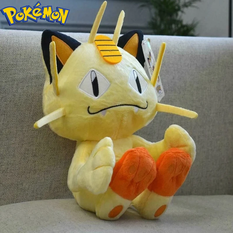 7,8 Zoll Pok É Mon Plüschtier Niedlicher Mauzi Weich Kawaii Niedlich Beste Kinder für Anime Cartoon Plüschpuppe Figur Spielzeug für Geburtstagsgeschenk