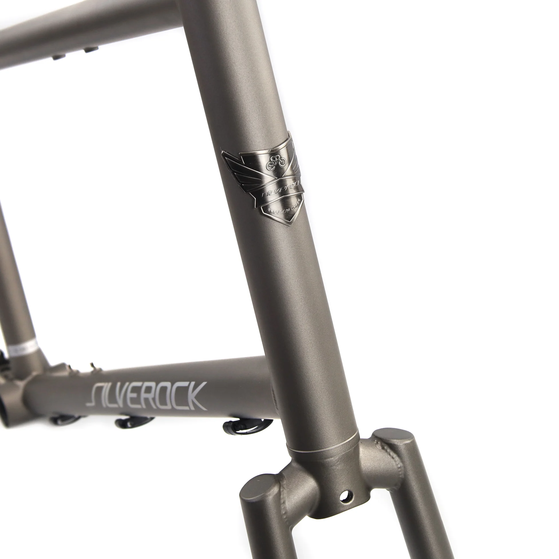 【新品】NOWEE pro フレーム SILVEROCK DEWY Pro Chrome Thru Axle Bicycle Frame 20 Inch 406 451
