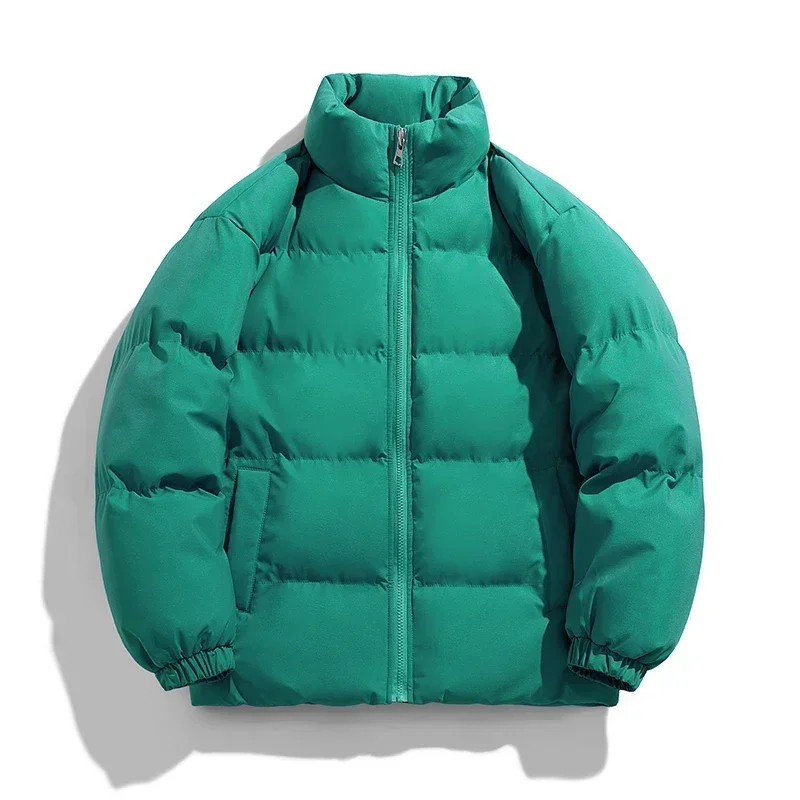 

Winter Jacket 2023 Men Parkas Thicken Warm Coat Mens Stand Collar Solid Color Casual Parka Women Fashion New Streetwear Male 5XL