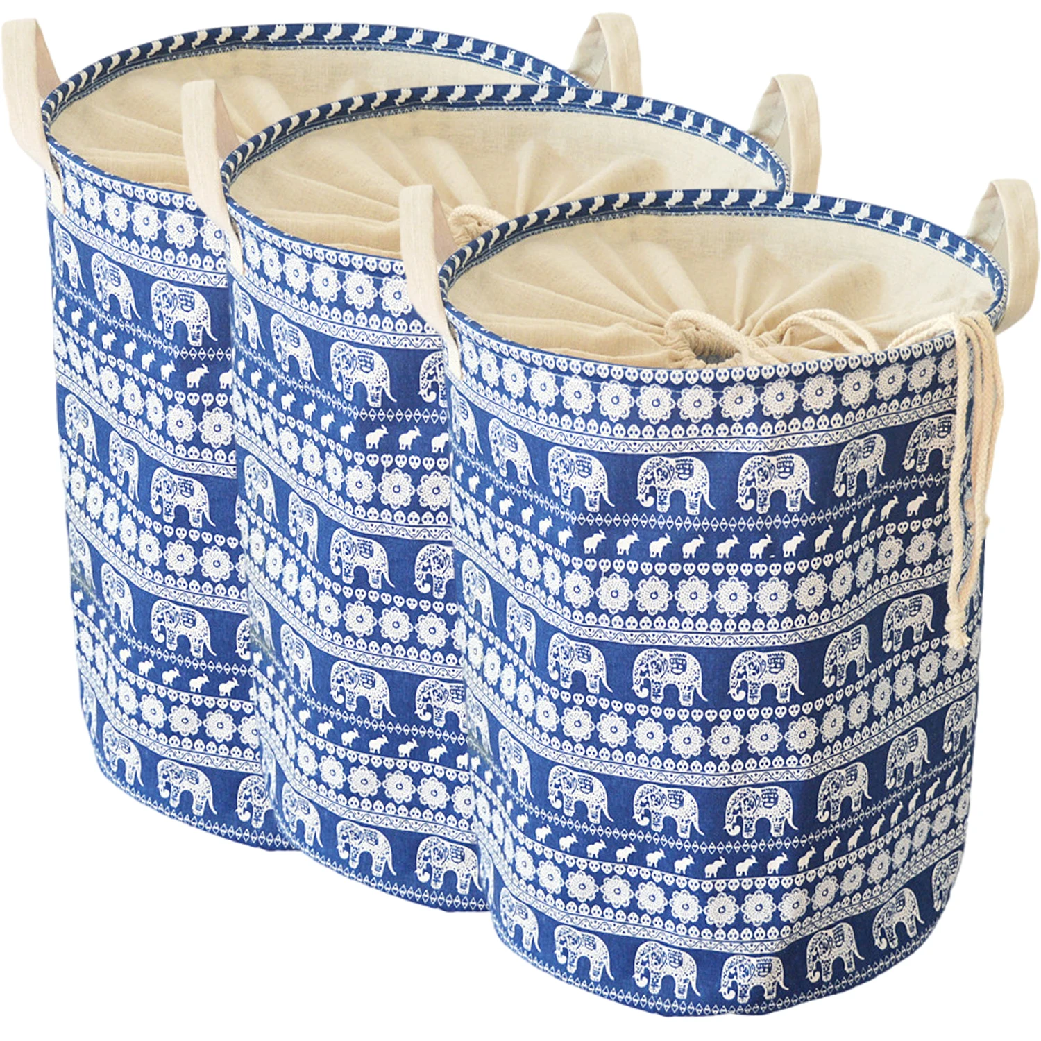 

Сумки для белья из хлопка и льна большой емкости, большая корзина для хранения, органайзер большой емкости для носков и нижнего белья