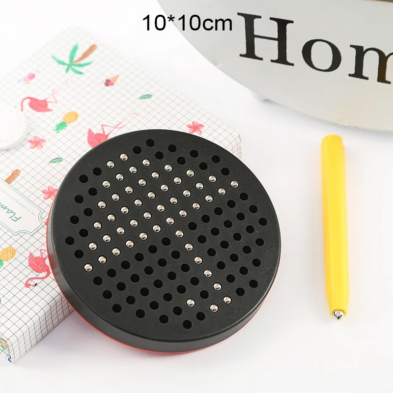 לוח ציור מגנטי לוח מגנטי עבור ילדים כדור מגנטי פד מגנטי סטיילוס מונטסורי חינוך פעילויות נסיעות צעצוע