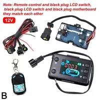 Carte mère de contrôleur de chauffage de stationnement 12V, interrupteur de moniteur LCD + télécommande, accessoires de chauffage de stationnement pour voiture et Diesel 3