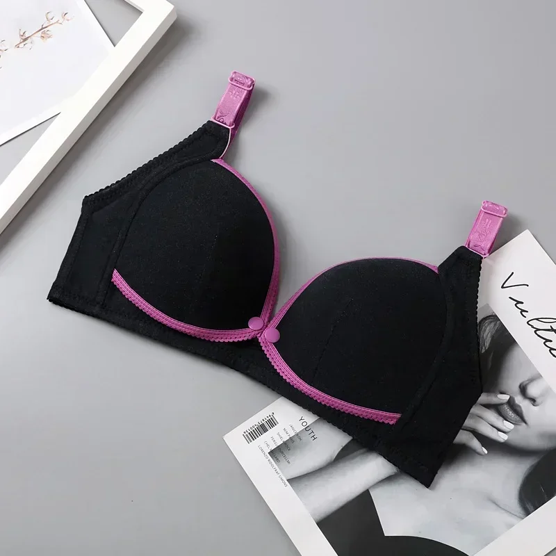 EuerDoDo Nursing Bra Pregnancy Clothes for Pregnant Women Breast Feeding  Bra Cotton Maternity Bra  with Open Breast 4