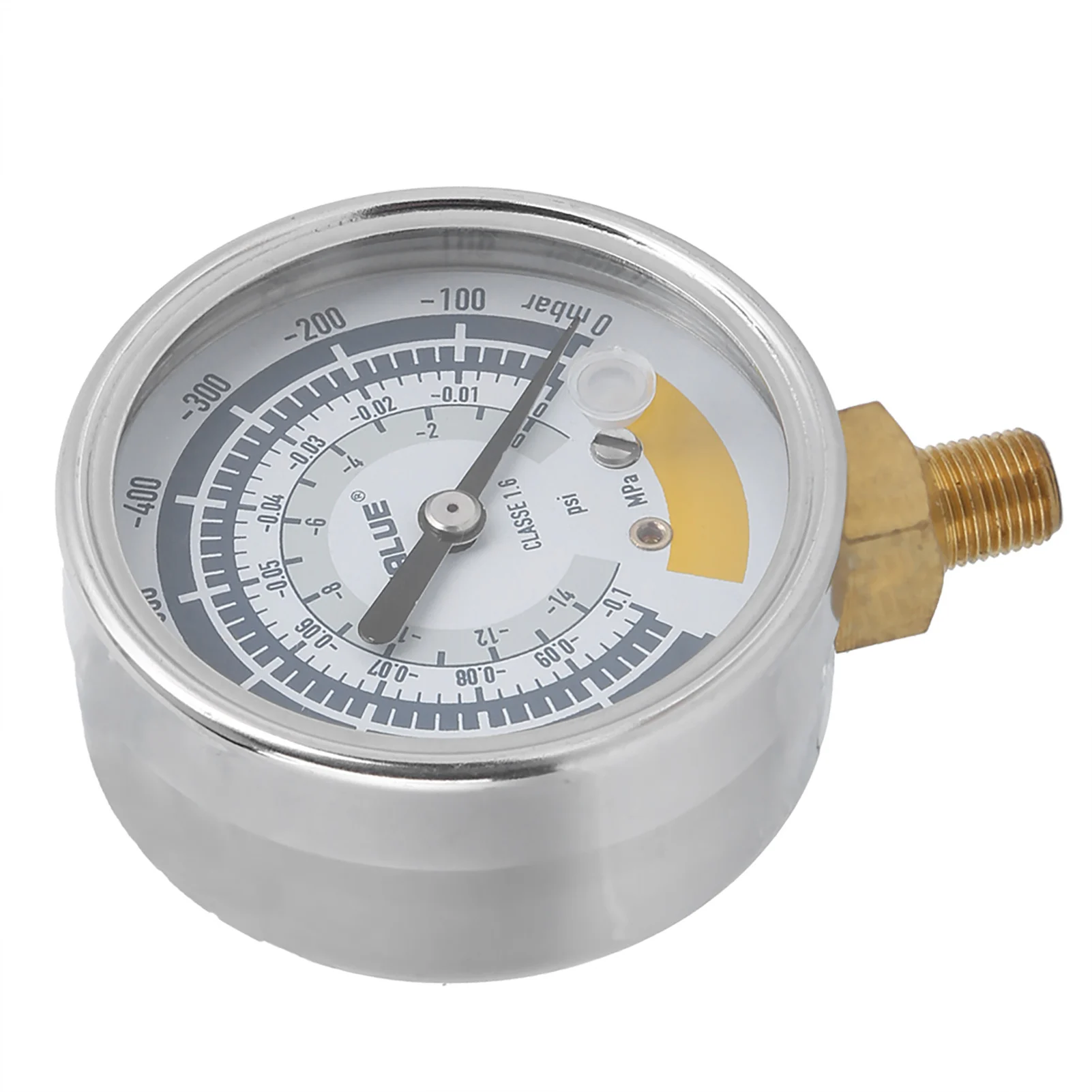 0-14psi Pressure Gauge Vacuum Gauge Pressure Accurate Instrument for Vacuum Pump 0-14psi NPT 1/8in Connector pressure vacuum gauge