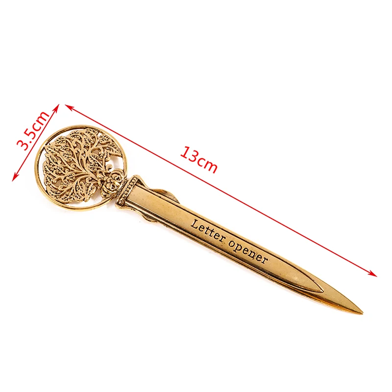 ROM Coupe-papier Ouvre-courrier En Alliage De Zinc 4 Pcs - Motifs Rétro