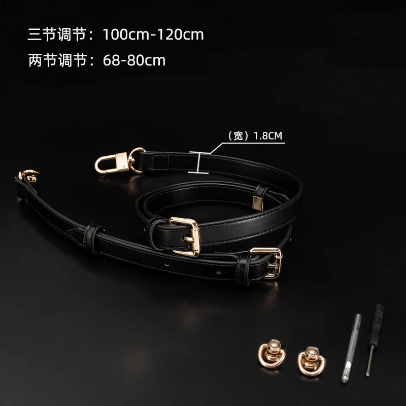Custom Leather Bag Strap Adjustable Shoulder Straps Replacement Crossbody Long Bag Belt Women Handbag Belt Accessorise 100~120cm