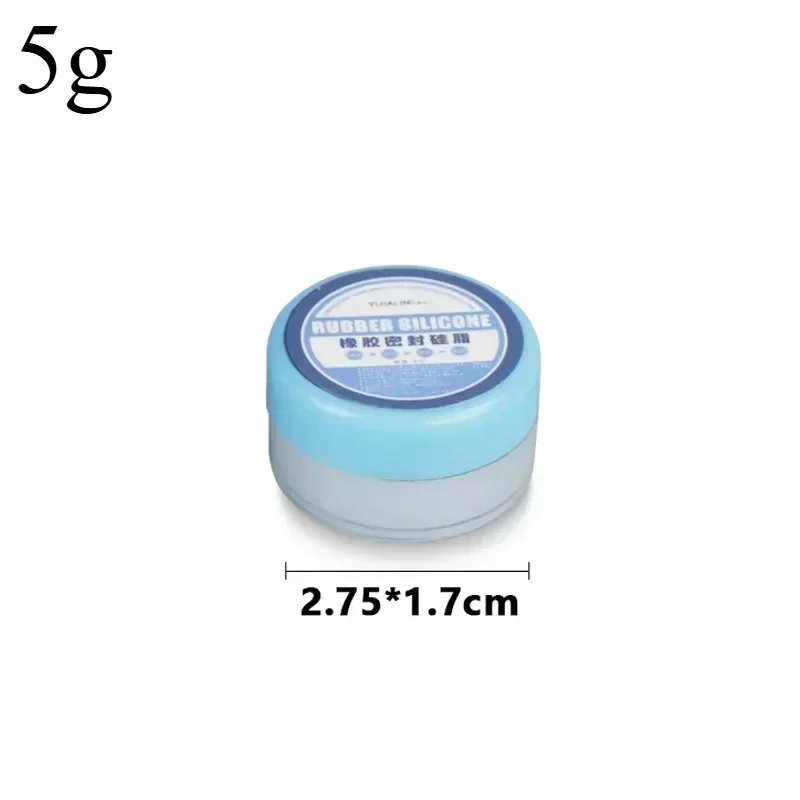 Waterproof Grease Silicone Lubricant for O-Ring Rubber Seals Silicone Tape Seal Maintenance White Oil Auto Parts