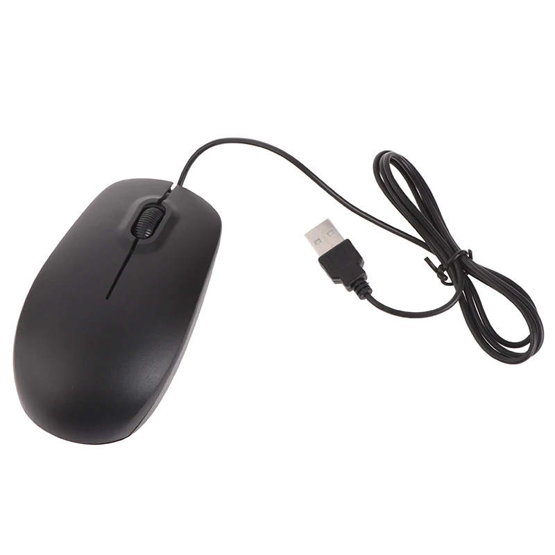 델 MS111USB 유선 마우스, 노트북 데스크탑 사무실 컴퓨터 마우스, PC 노트북용 USB 유선 마우스, 사무실 액세서리, 1 개