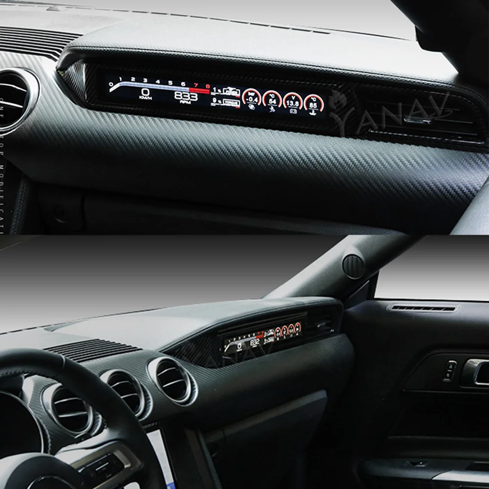 Для Ford Mustang 2015-2021 Android Auto Co-pilot конкурентоспособная приборная панель