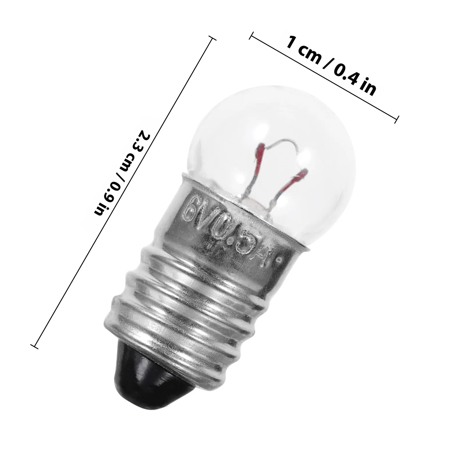 50Pcs 미니어처 전구 6V 나사 베이스 과학 키트용 회로 실험 물리학 학습 장비 실험실 교육