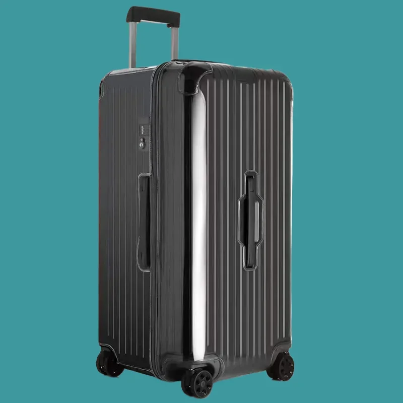 Luggage Covers For Rimowa Essential Trunk Plus Suitcase Protector Case PVC Clear Dustproof Covers with Zipper Custom