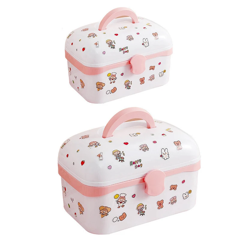 

Large-Capacity Children's Hair Accessories Storage Box Girl Hairpin Ring Hair Band Rubber Band Head Rope Jewelry Box