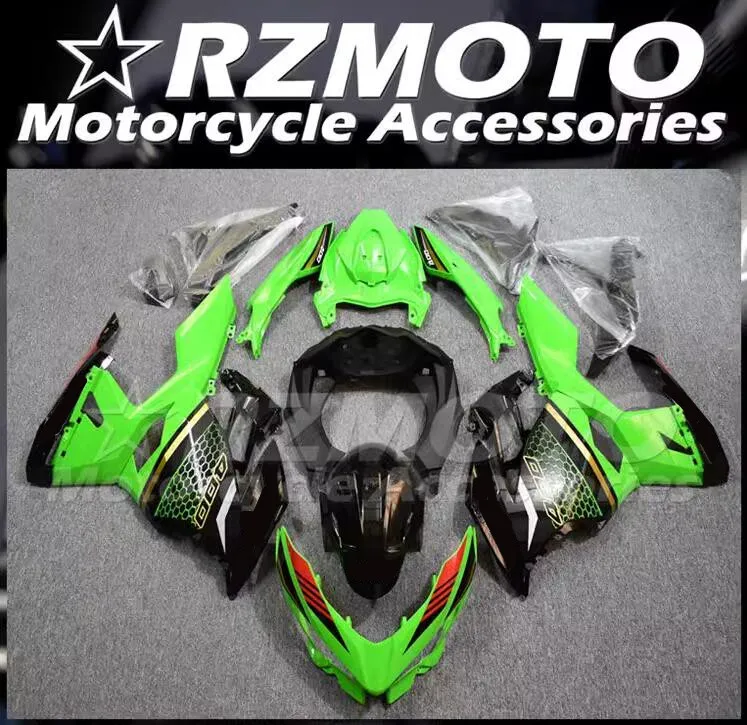 

Комплект обтекателей из АБС-пластика для мотоцикла, подходит для Kawasaki 250 400 2019 2020 2021 2022 19 20 21 22 23, кузов холодного зеленого цвета