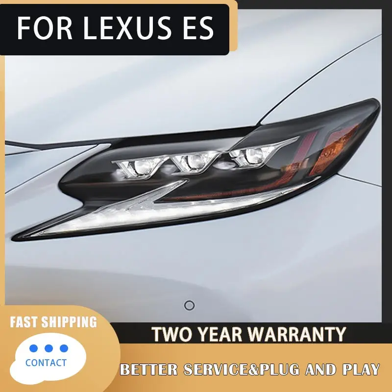 

Head Lamp For Lexus ES200 Headlights 2013-2017 ES300 LED Headlight ES250 DRL Signal Projector Lens auto