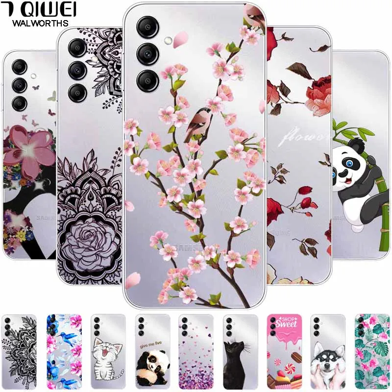 Per Samsung A34 5G A54 Custodia 2023 Trasparente Morbido Tpu Silicone Coque Per Samsung Galaxy A54 5G Copre Paraurti Trasparente A 34 Funda