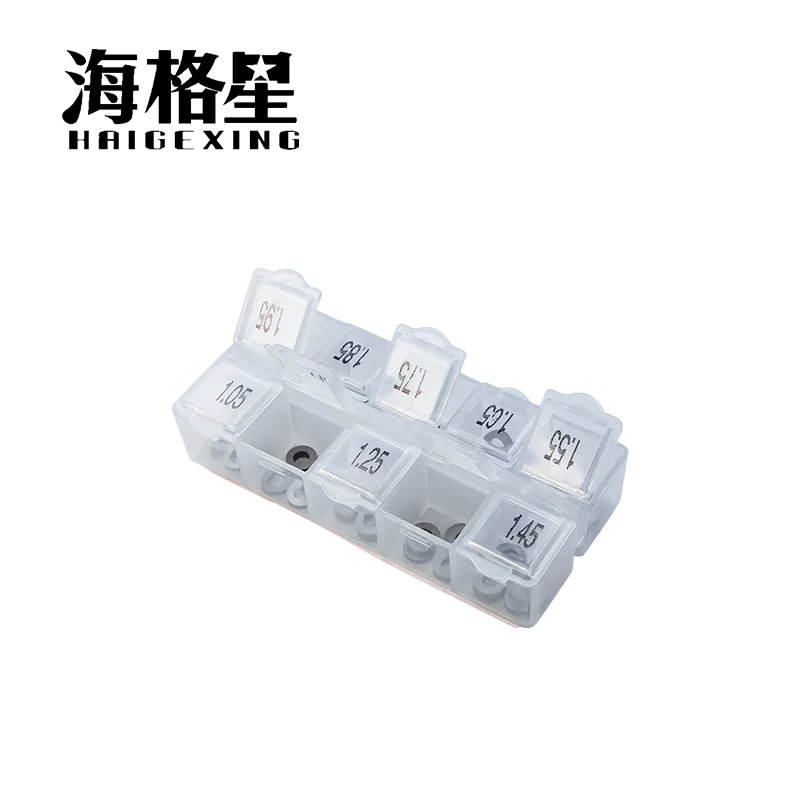 B21 box-packed Size 1.05-1.95 For HaiGeXing Denso Series Injector Oil Nozzle Spring Shims Adjustment Gasket