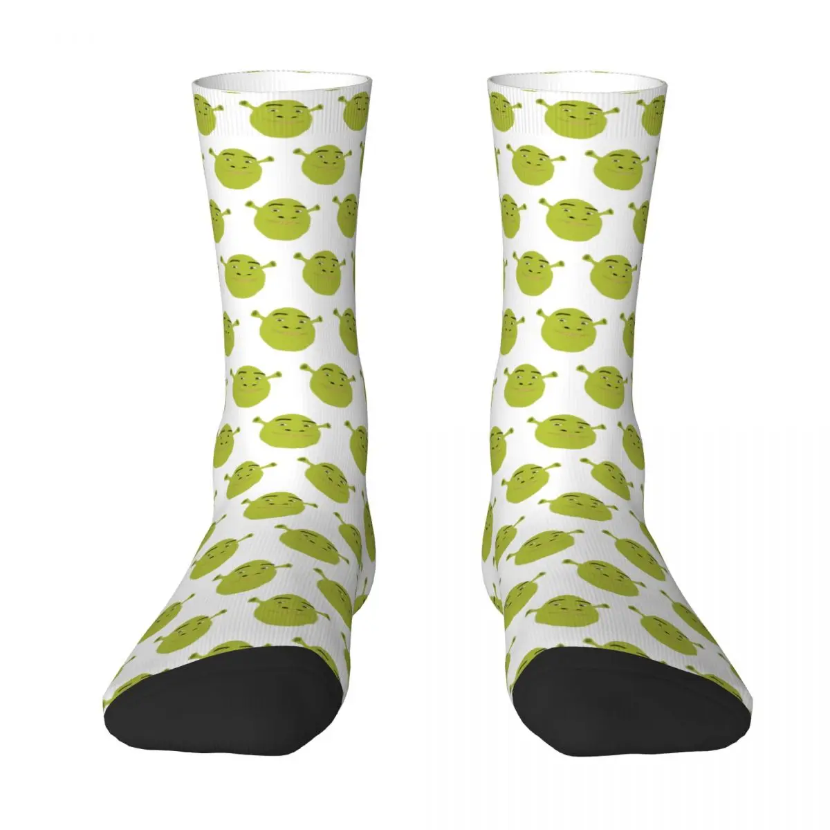 

Face Shrek Sock Socks Men Women Polyester Stockings Customizable Design