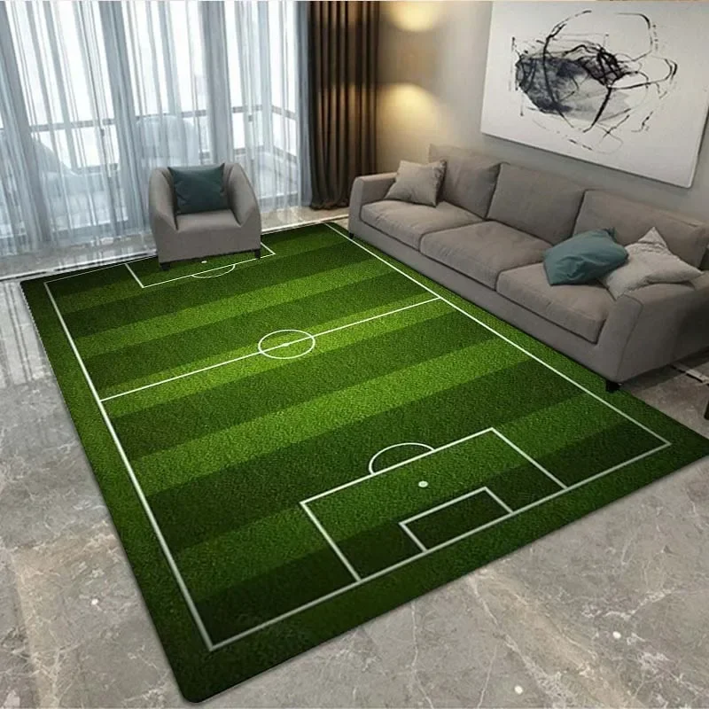 Fans football field carpet bedroom living room children's game area football carpet floor mat home decoration non-slip floor mat