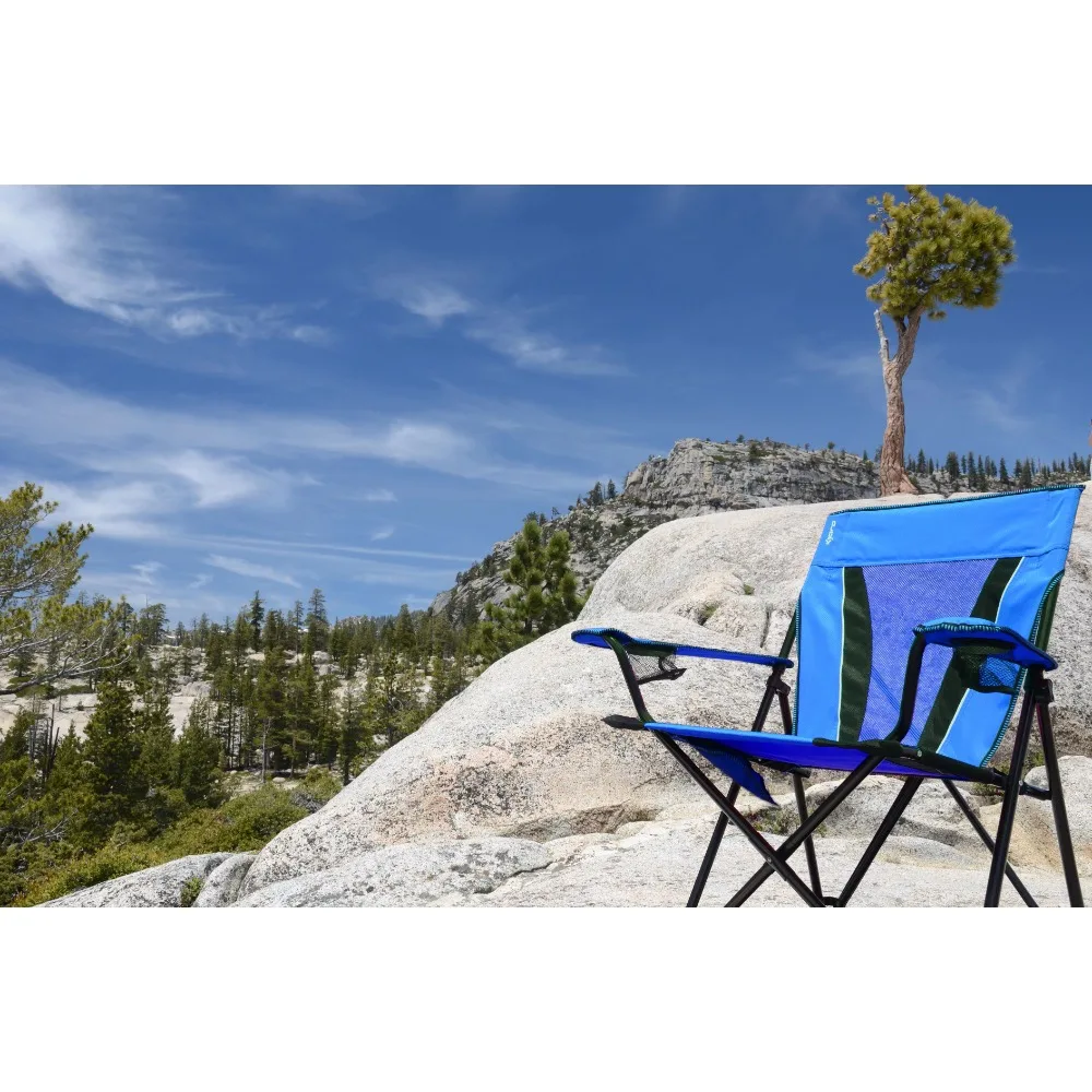 

XXL Dual Lock Camping Chair, Blue