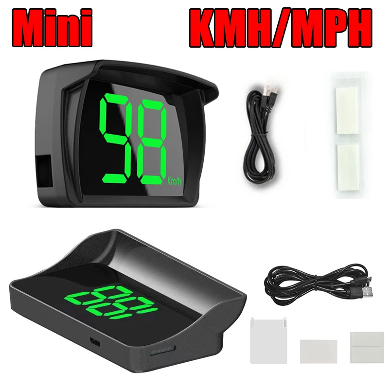 

2 типа портативный HUD USB Автомобильный GPS цифровой спидометр дисплей подключи и работай Большая линия KMH/миль/ч автомобильные принадлежности для всех автомобилей