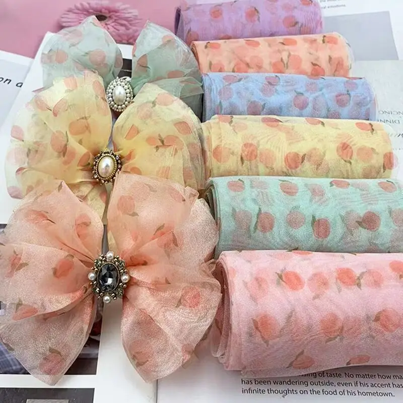 5 Yards 25MM 38MM Flower Pink Ribbon For Hair Bows DIY Crafts Handmade  Accessories Material YM2022062202 - AliExpress