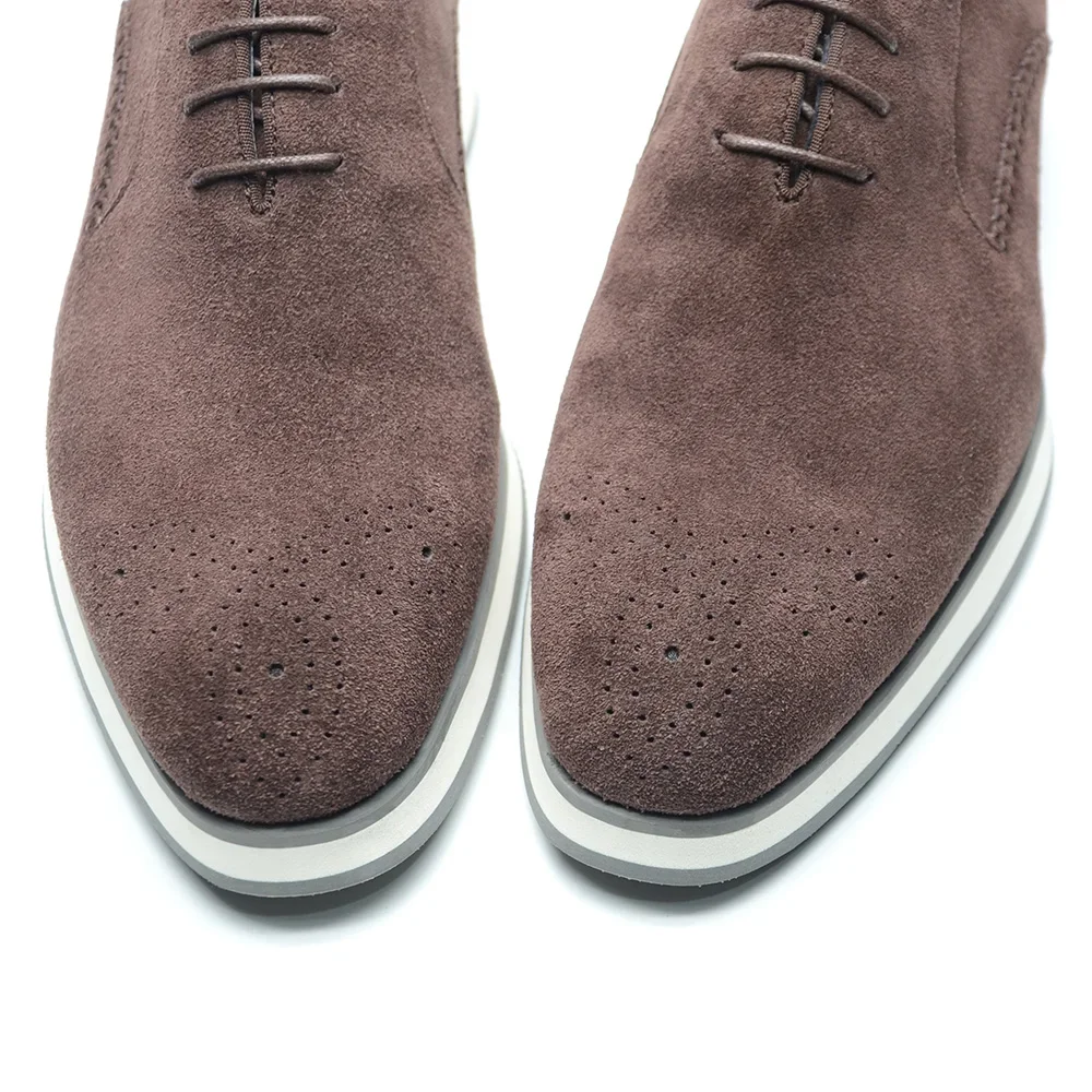 Classic Mens Cow Suede Leather Oxford Sneaker Lace-up Business Office Casual Footwear Autumn Winter Men Shoes Male Flats mens shoes