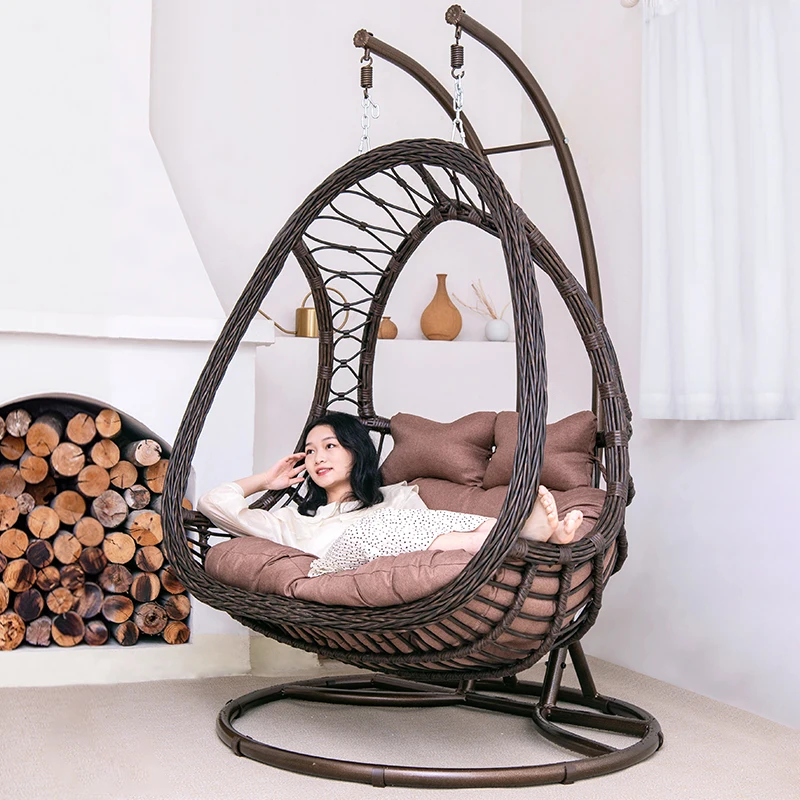 Adults Lazy Hanging Chair Vintage Balcony Outdoor Garden Hanging Chair Swing Room Chaise Suspendue Sitting Room Furniture