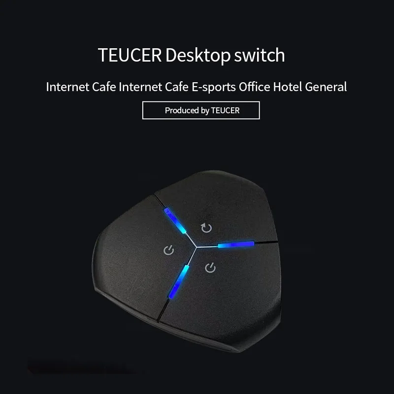 TEUCER Home External Extension Line Computer Mobile Desktop Startup Buttons Swit