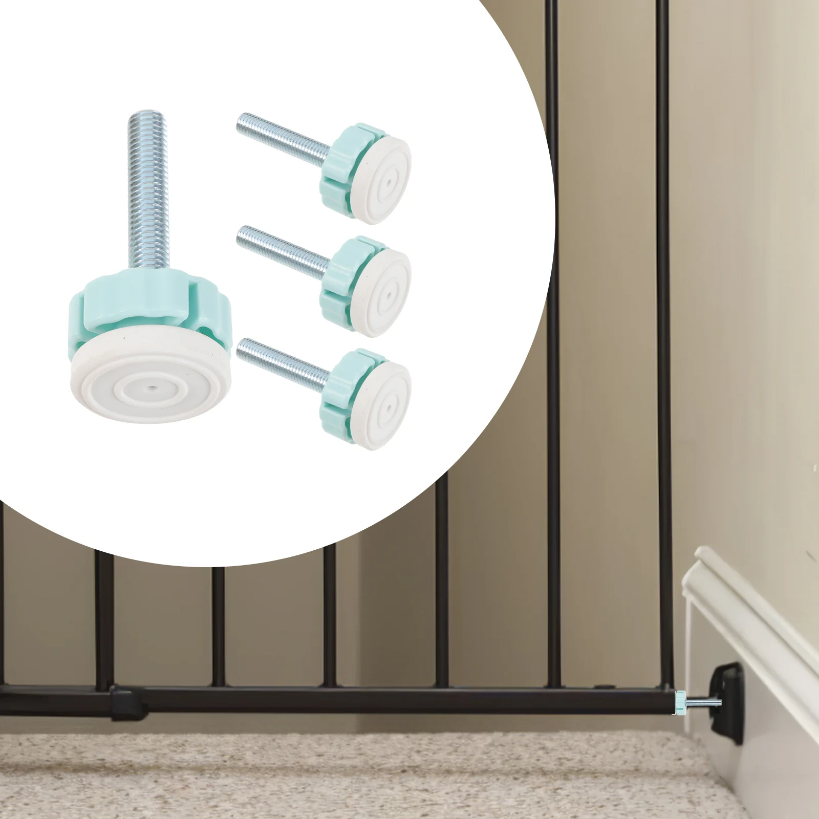 

Baby Gate Spindle Rod Adapter Kit for Stair Railing Safety Gate Replacement Parts